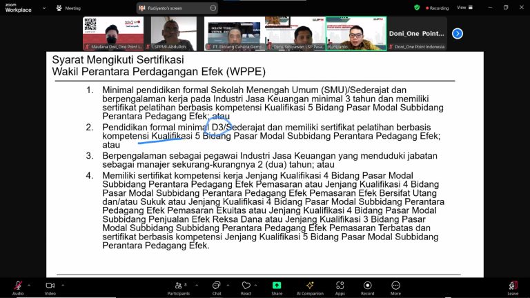 LSPPMI bersama One Point Indonesia