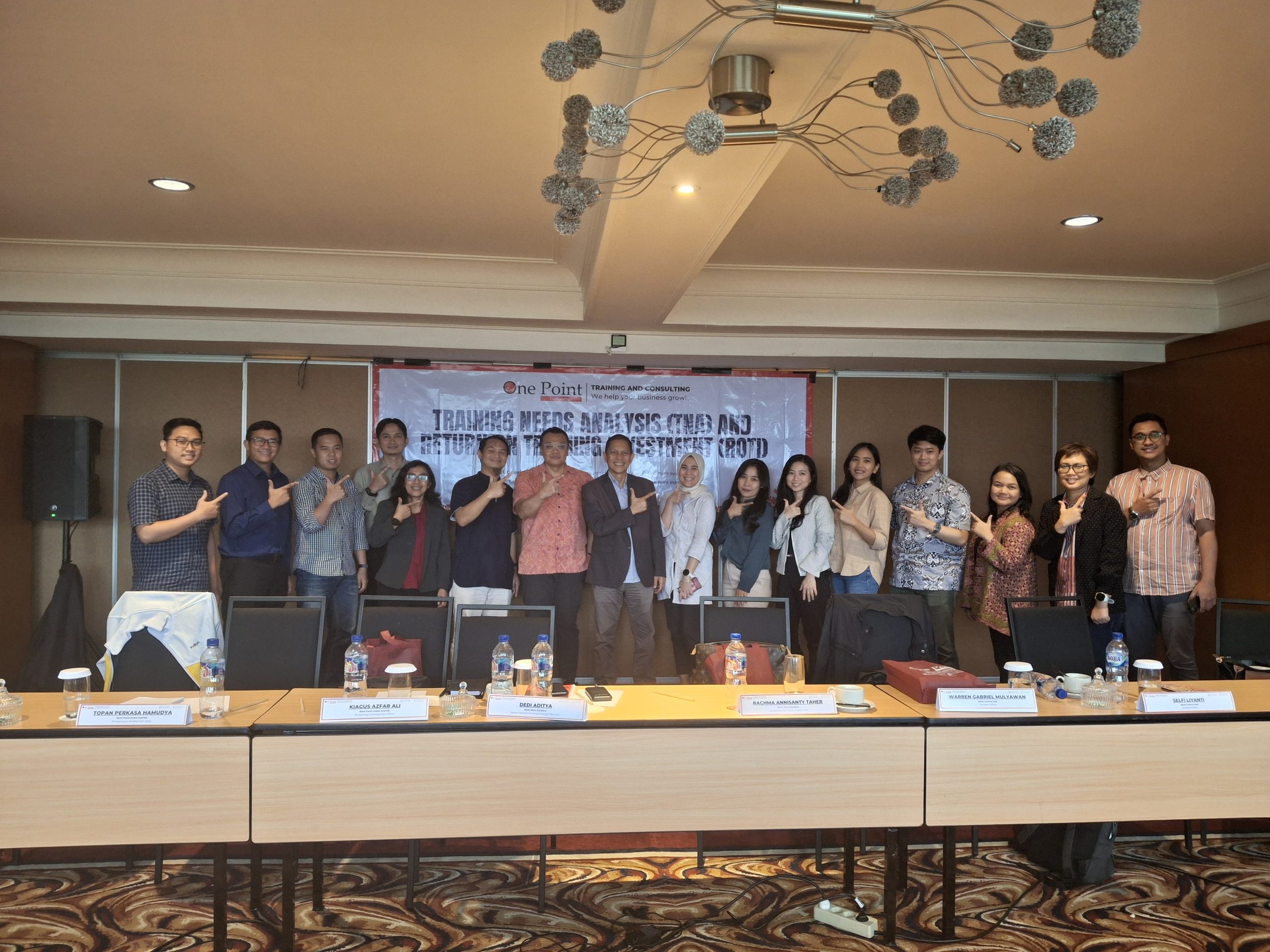 TRAINING NEEDS ANALYSIS AND RETURN ON TRAINING INVESTMENT – One Point Indonesia (Jakarta, 7 November 2024)