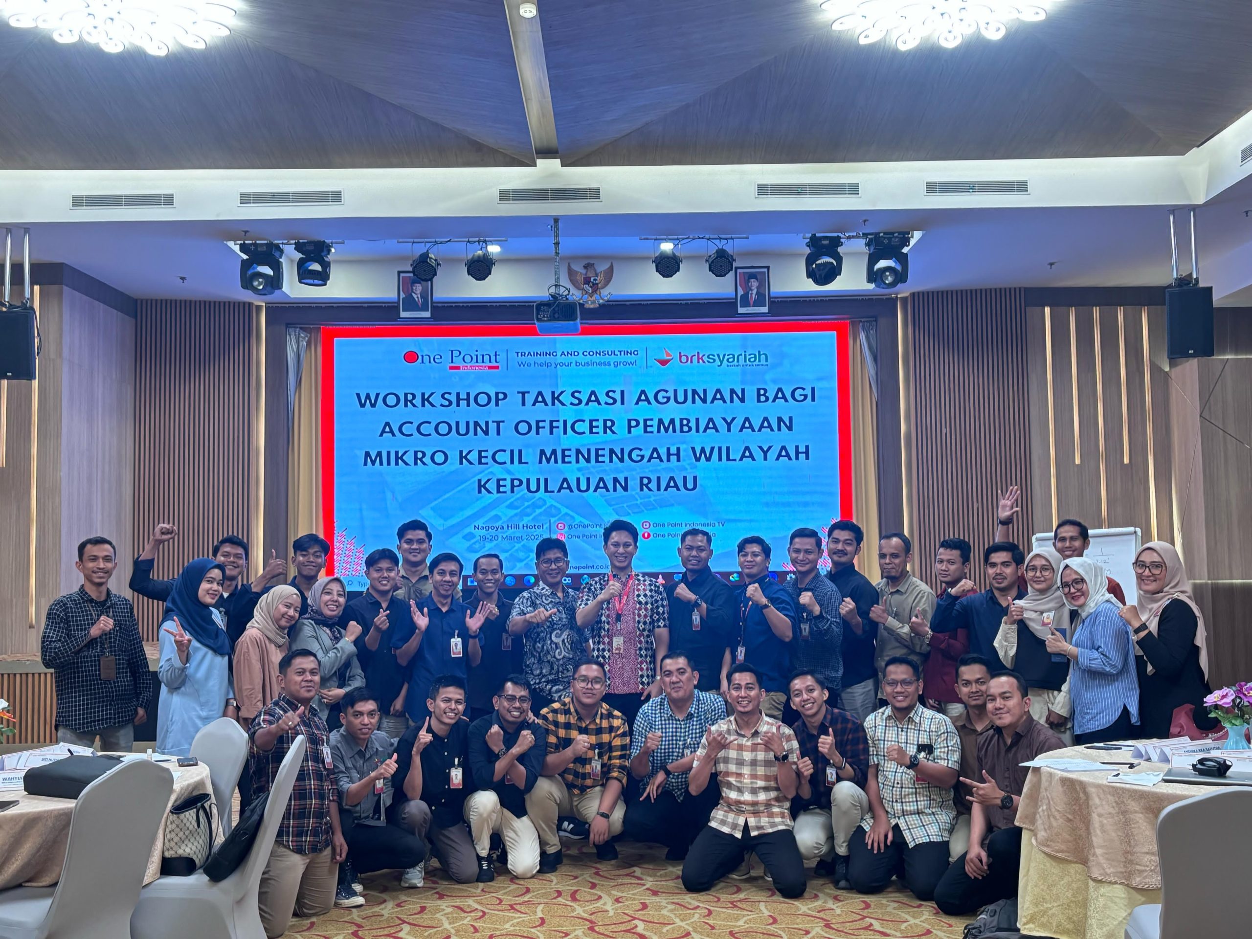 Workshop Taksasi Agunan bagi Account Officer Pembiayaan Mikro Kecil Menengah Wilayah Kepulauan Riau untuk Bank Riau Kepri Syariah (19-20 Maret 2025)